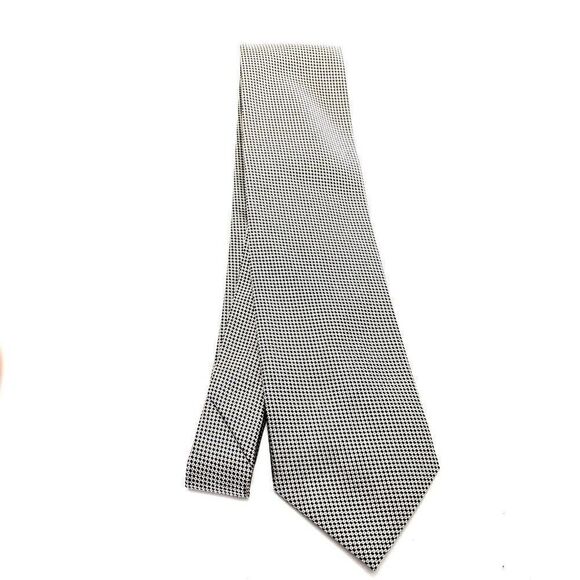 Sarar Gray‎ Microfiber Tie Woven Micro Check - Picture 6 of 6